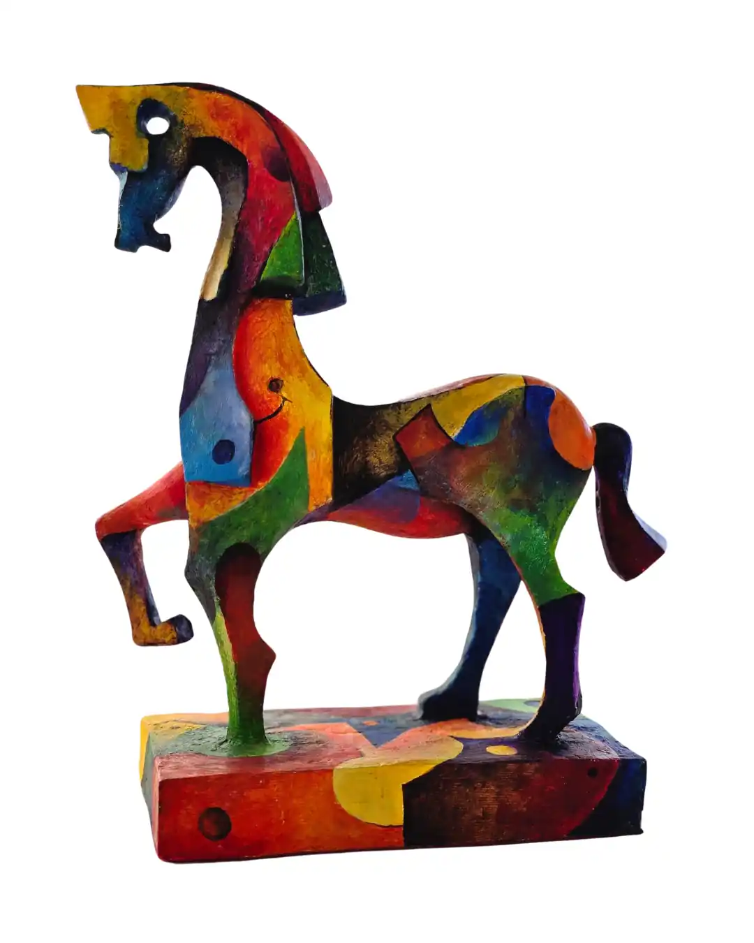 Caballo Al Trote - Resin Sculpture by Rodolfo Navarro