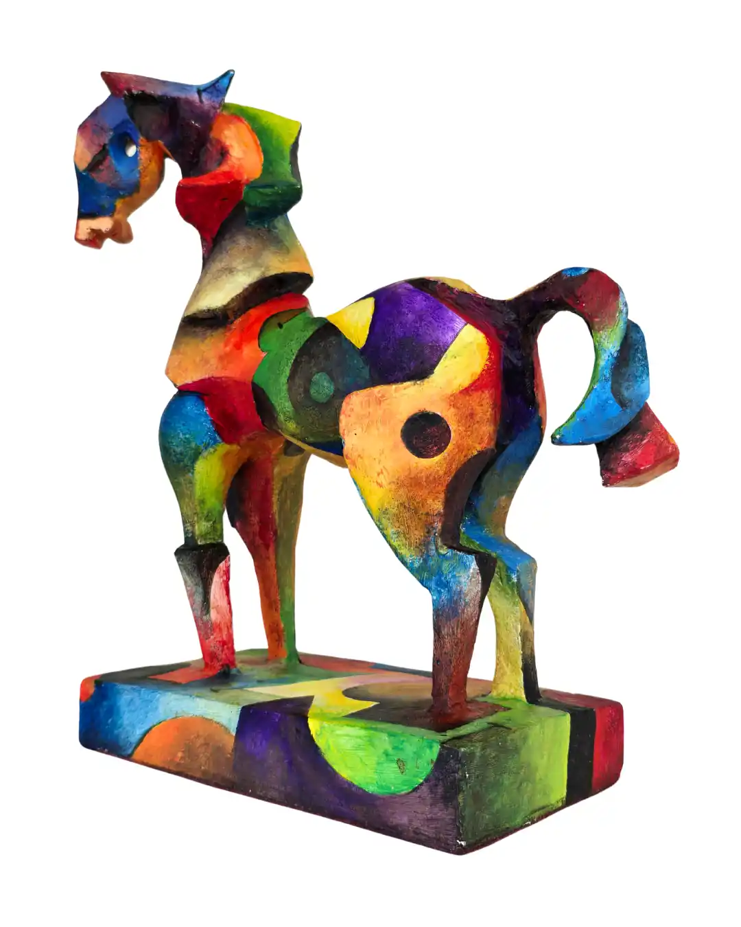 Caballo Reposo - Resin Sculpture by Rodolfo Navarro