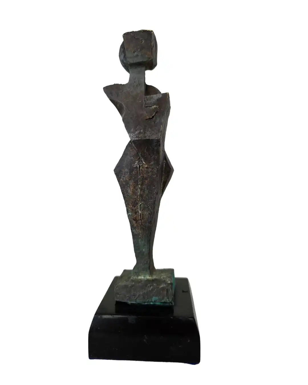 Adolescente Geométrica - Resin Sculpture by Rodolfo Navarro