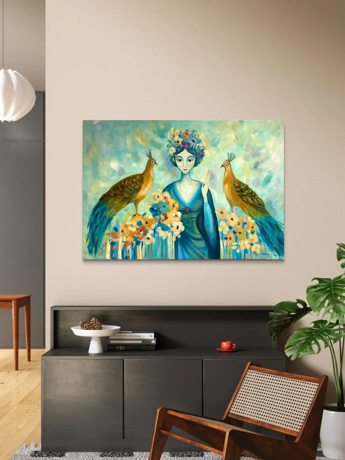 Guardians of Eden – Original Acrylic Painting - Image 2