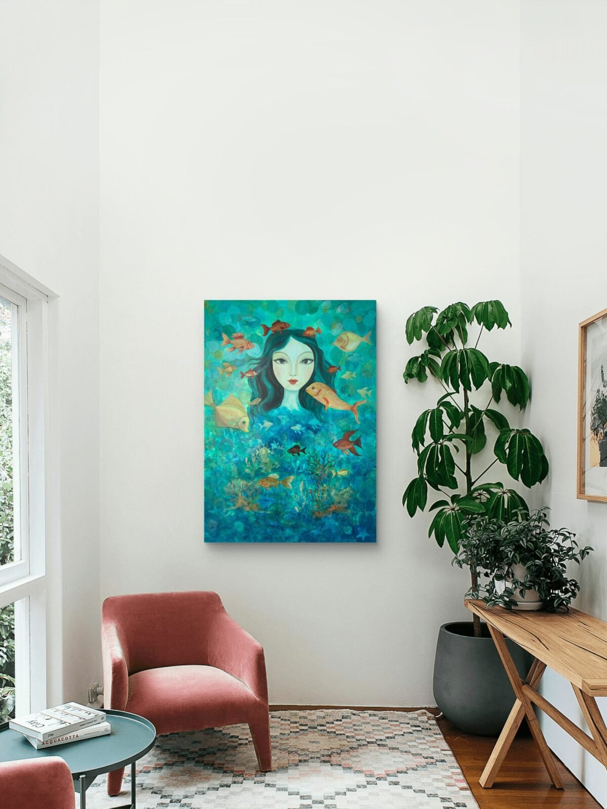 Allowing to Flow – Original Acrylic - Oil Painting - Image 3