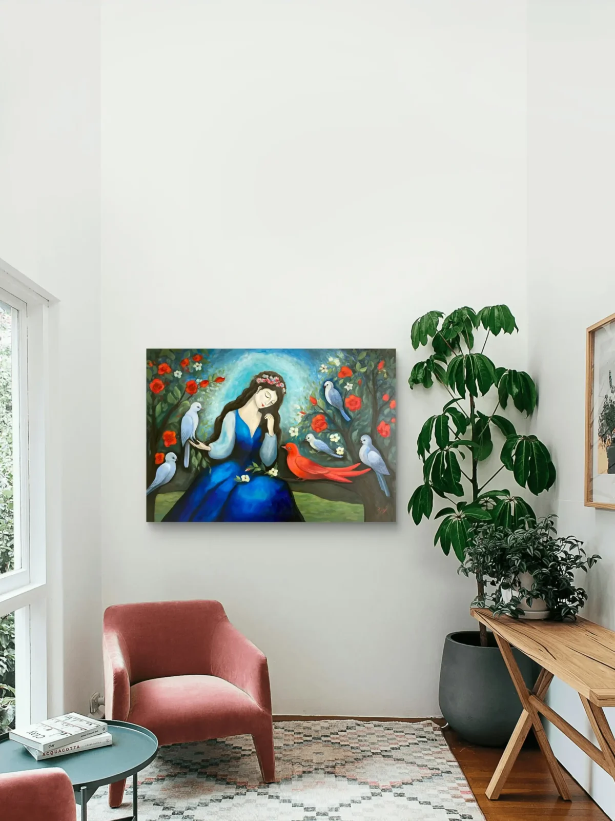 Priestess of Love – Original Oil Painting - Image 3