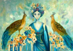 Guardians of Eden – Original Acrylic Painting