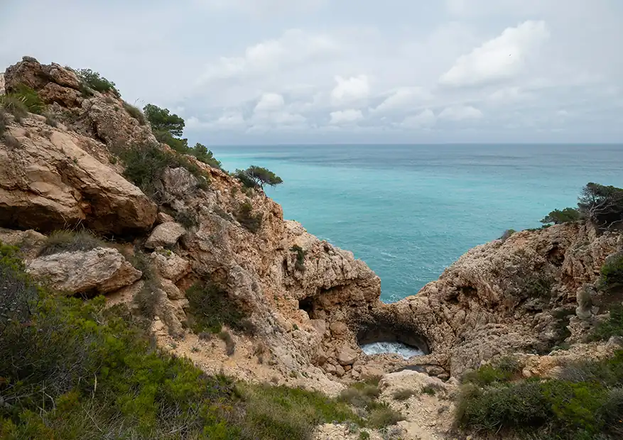 Cala del Moraig - Rocky Cove - Mediterranean Landscape Photography