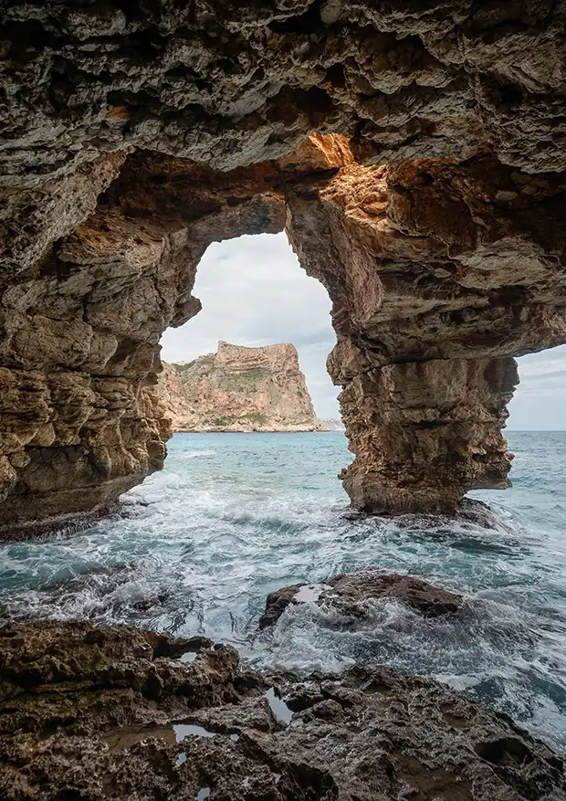 Cueva de los Arcos - Seaside Grotto - Mediterranean Landscape Photography