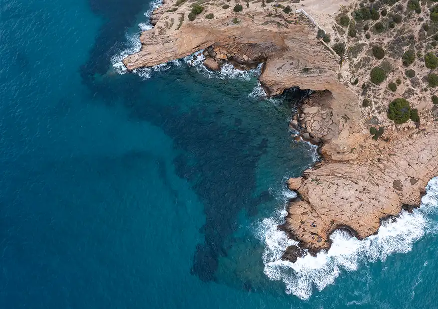 Benidorm, Cala Almadraba - Azure Clifs - Mediterranean Landscape Photography