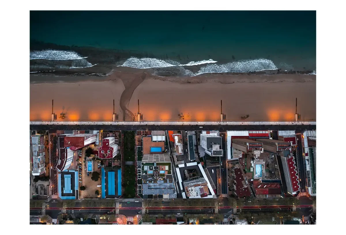 Benidorm - Beach Night - Mediterranean Landscape Photography - Image 2