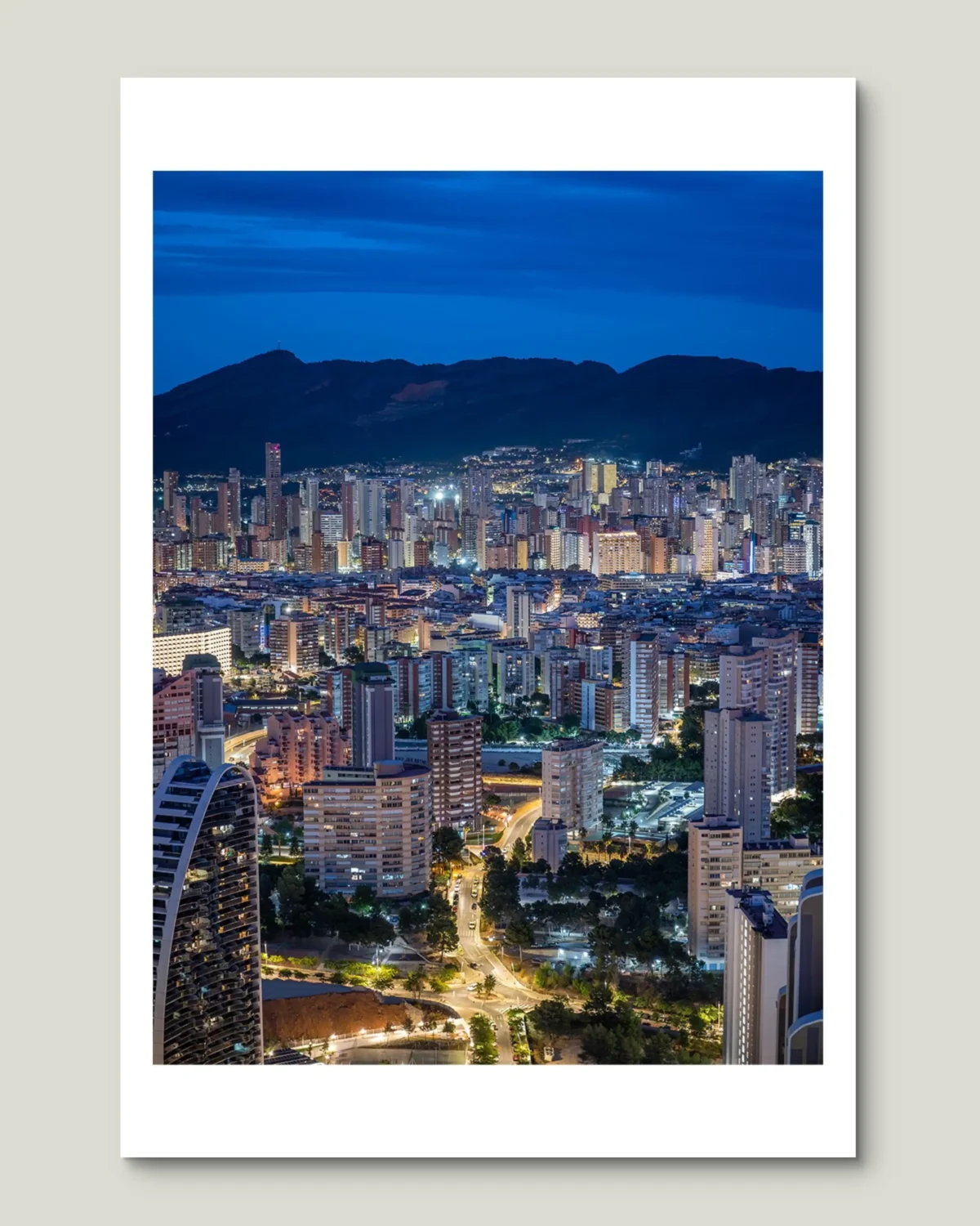 Night Benidorm - Mediterranean Landscape Photography - Image 3