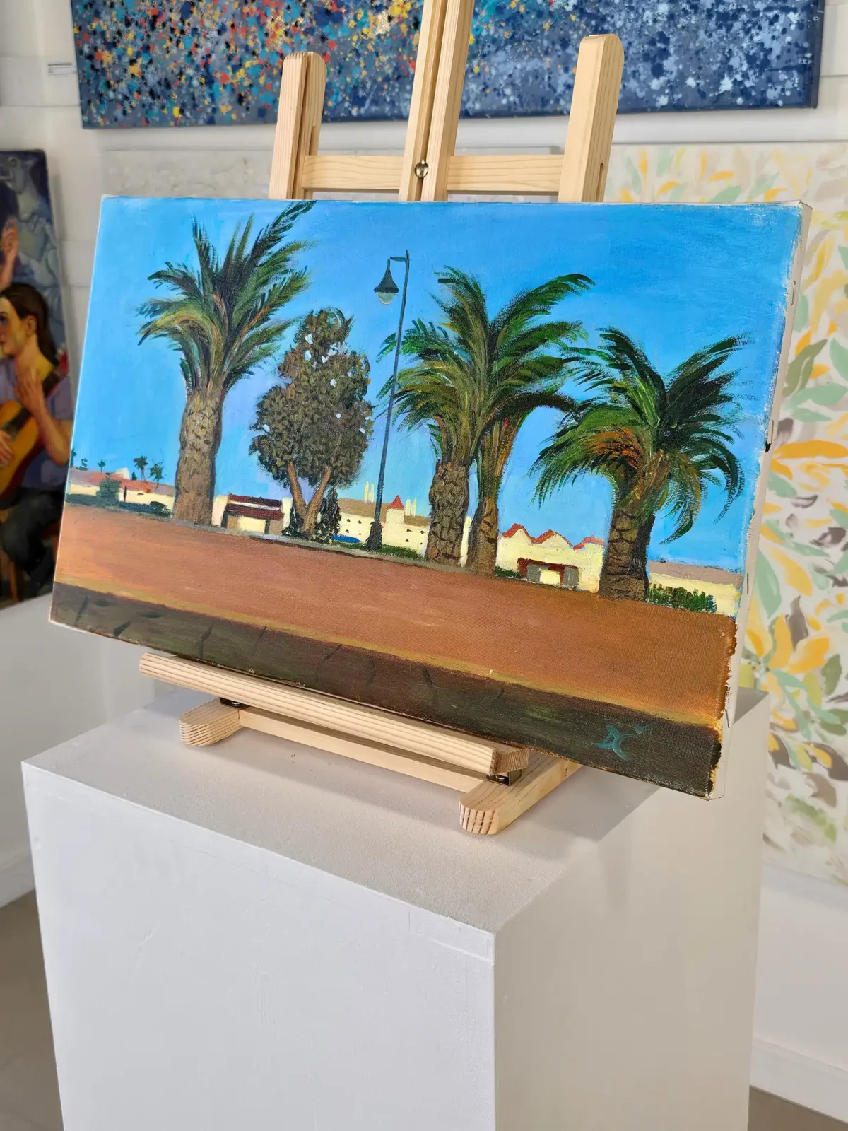 El Camino, Acrylic on Canvas, Original Painting - Image 3